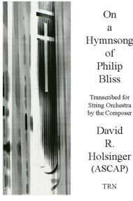 On a Hymnsong of Philip Bliss Orchestra sheet music cover Thumbnail